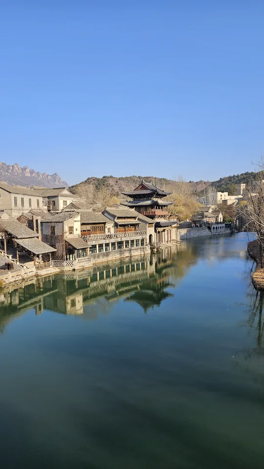 古北水鎮入口石板路