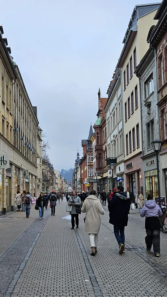 海德堡老城 Hauptstraße 主街漫步與巴洛克建築街景