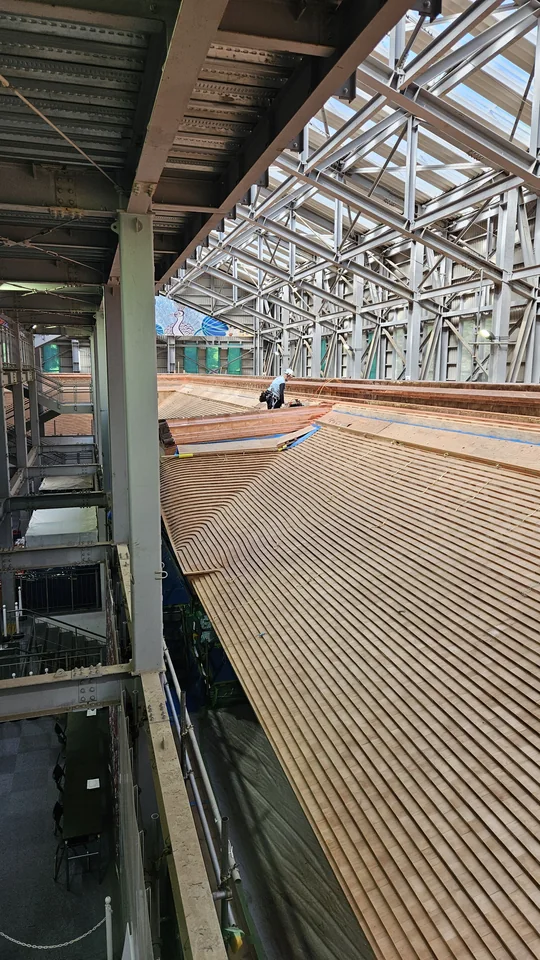比叡山延曆寺根本中堂大修工程內部