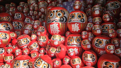 滿山達摩之後，再走箕面瀑布